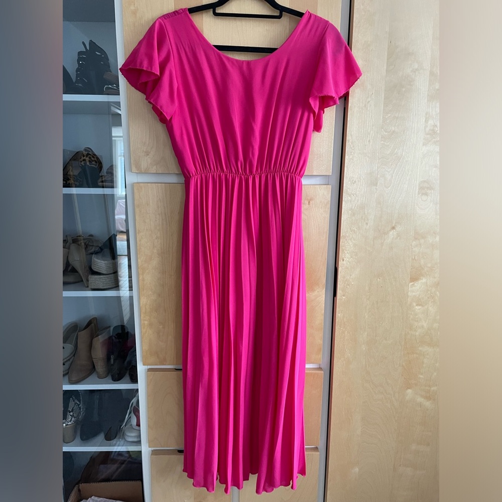 Pink mini dress